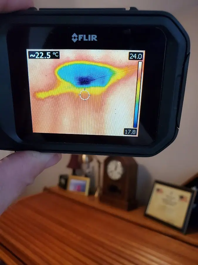 Thermal imaging inspection for water damage in Conway